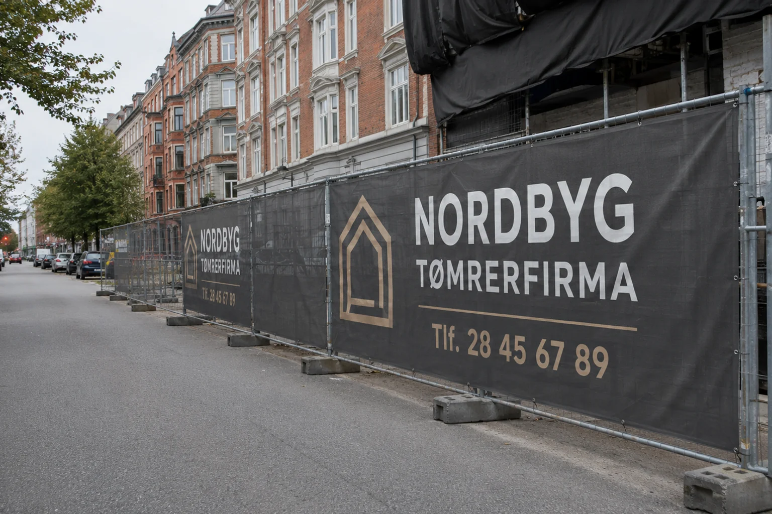 Sådan bruger du byggepladsskilte som reklame